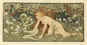Ève et le serpent - John Dickson Batten