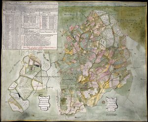 Carte de la forêt et du manoir de Fecknam (Feckenham) - John Doharty