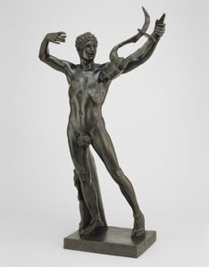 Jeune Sophocle menant le chœur de la victoire après la bataille de Salamine, modelé en 1885, coulé en 1911 - John Donoghue