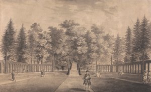 Vue du jardin de M. Turner à Valence dans le Kent - John Donowell