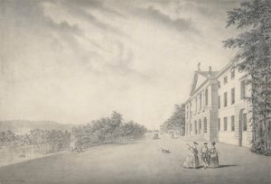 Vue Est de West Wycombe House, Buckinghamshire - John Donowell