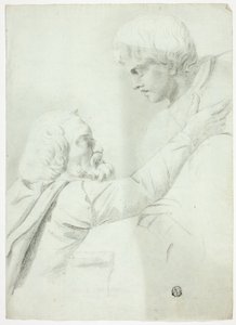 Homme et garçon barbus (de Bas-Relief)