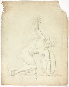 Guerrier blessé de la statue à Rome
