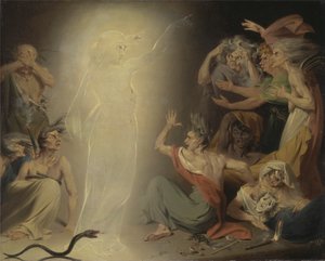 Le fantôme de Clytemnestre réveillant les Furies