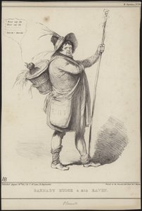 Barnaby Rudge et son corbeau, illustration de 