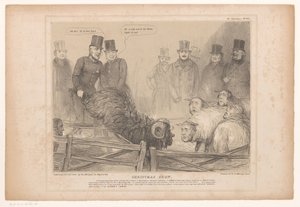 Caricature de Lord Brougham en bélier noir - John Doyle