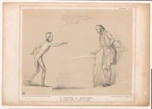 Caricature avec Roebuck et Lord Bentinck (HB Sketches)