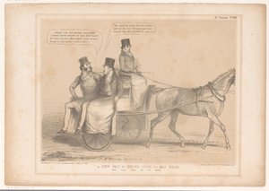 Caricature avec Russell, Inglis et Bentinck