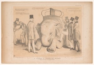 Caricature sur la nomination de Henry Hardinge comme gouverneur de l