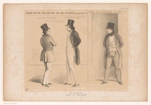 Devant le bureau de Robert Peel - John Doyle