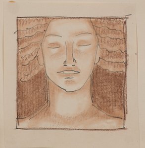 Sans titre [Visage masculin] - John Duncan