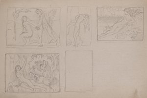 Sans titre [Figures nues dans un paysage]