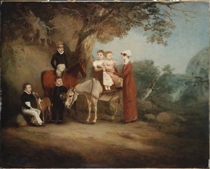 La famille Marriott, 1815 - John E. Ferneley