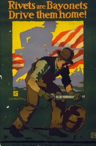 Les rivets sont des baïonnettes, enfoncez-les ! - John E. Sheridan