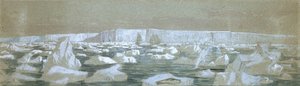 Partie de la barrière polaire sud, 2 février 1841 - John Edward Davis