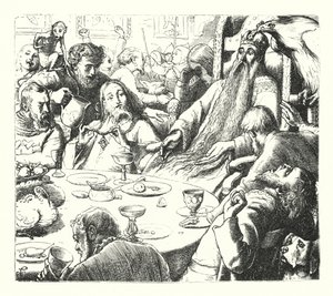 Le Rêve Éveillé (gravure) - John Everett (after) Millais