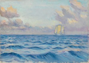 Un voilier, fin du 19e siècle - milieu du 20e siècle - John Everett