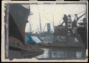 Déchargement de grain - John Everett