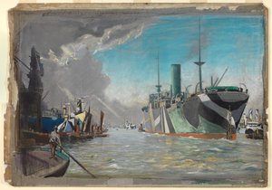 Sur la rivière de Londres - John Everett
