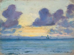 Paysage marin, fin 19e siècle - milieu 20e siècle - John Everett