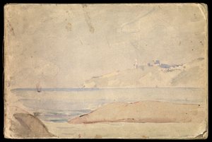 Paysage marin, carnet de croquis