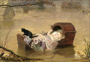 Une inondation - John Everett Millais