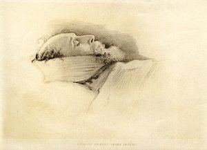 Dickens, le jour après sa mort, 1870 - John Everett Millais