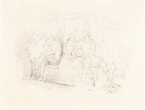Amoureux sous un Arbre - John Everett Millais