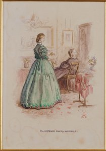 Mme Gresham et Mlle Dunstable : Une illustration de "Framley Parsonage", 1861 - John Everett Millais