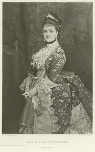 Mme H L Bischoffsheim (gravure) - John Everett Millais