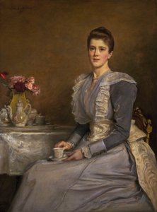 Portrait de Mme Joseph Chamberlain (1864-1957) - John Everett Millais