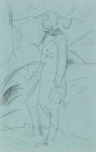 Esquisse préliminaire pour le portrait de John Ruskin, 1853-1854 - John Everett Millais