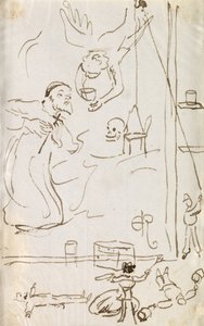 Rossetti peignant quelque chose de grand - John Everett Millais