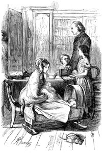 Scène de Framley Parsonage par Anthony Trollope, 1860 - John Everett Millais
