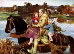 Sir Isumbras au gué, XIXe siècle, 1923 - John Everett Millais