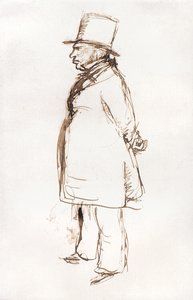 Turner le jour du vernissage à la Royal Academy - John Everett Millais