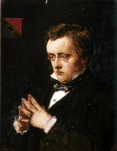 Wilkie Collins, Portrait. 1850 (huile sur panneau) - John Everett Millais