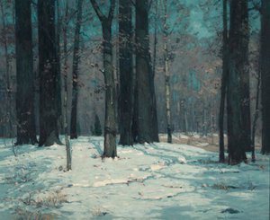 Bois en hiver, vers 1912