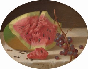 Pastèque et raisins
