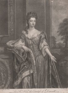 Beautés de Hampton Court : La très honorable Mary, comtesse de Dorset - John Faber the younger
