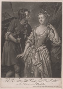 La célèbre Mme Clive, feu Mlle Rafter, dans le rôle de Philida - John Faber the younger