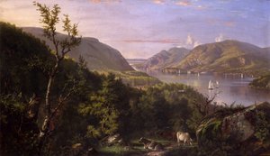 Vue des Highlands depuis West Point, 1862