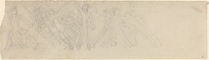 Scène de bataille antique (?) - John Flaxman