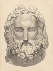 Tête Antique Barbu - John Flaxman