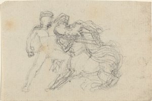 Bataille entre un homme et un centaure - John Flaxman