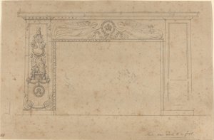 Conception pour la cheminée dans la salle du trône, Palais de Buckingham - John Flaxman