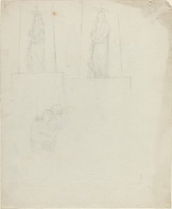 Dessins pour un Monument [recto et verso]