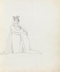 Dessin de Mme Siddons en Constance, 1783 - John Flaxman
