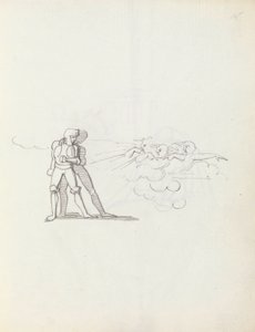 John Philip Kemble en Hamlet, 1783 - John Flaxman