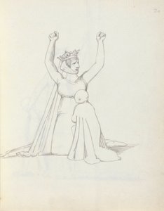 Mme Siddons en Constance, 1783 - John Flaxman